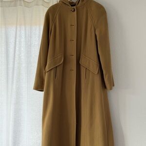 London Fog Camel Hooded Jacket